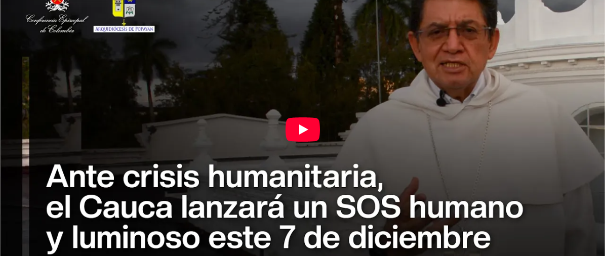 Antes crisis humanitaria, el Cauca lanzará un SOS humano y luminoso por la paz este 7 de diciembre